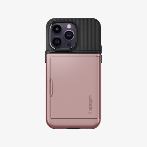 ACS04835 - iPhone 14 Pro Max Case Slim Armor CS in black showing the back